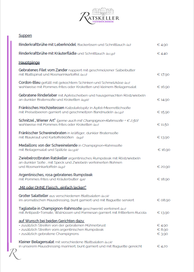 ratskeller speisekarte Image 7